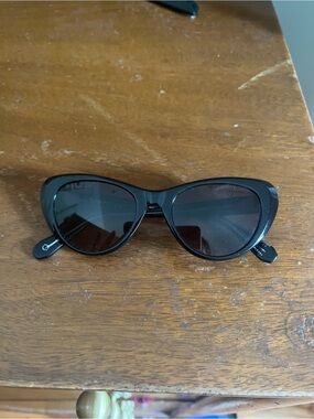 KREWE Irma Black Cat-Eye Sunglasses